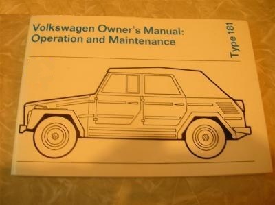 181 OWNERS - OWNERS MANUAL